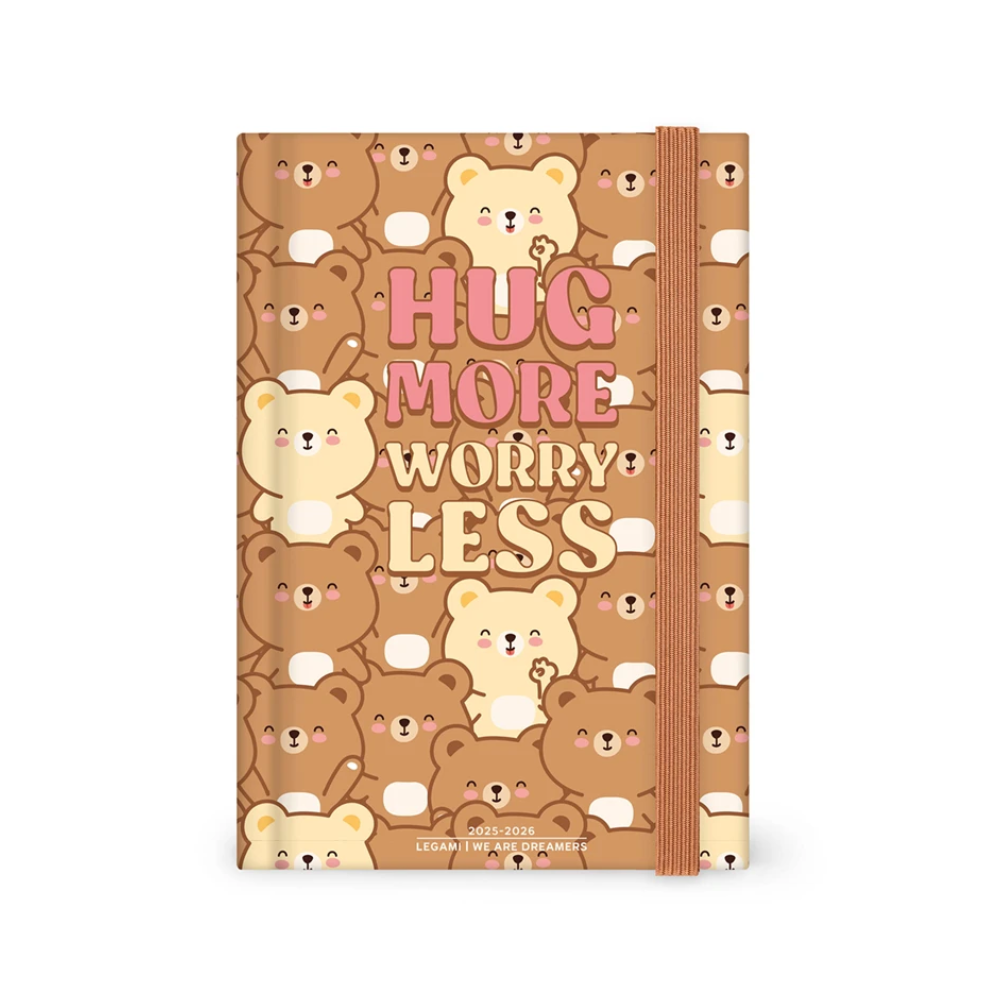 Agenda 16 Mesi Medium Photo Daily Diary Teddy Bear 2025-2026 | Legami