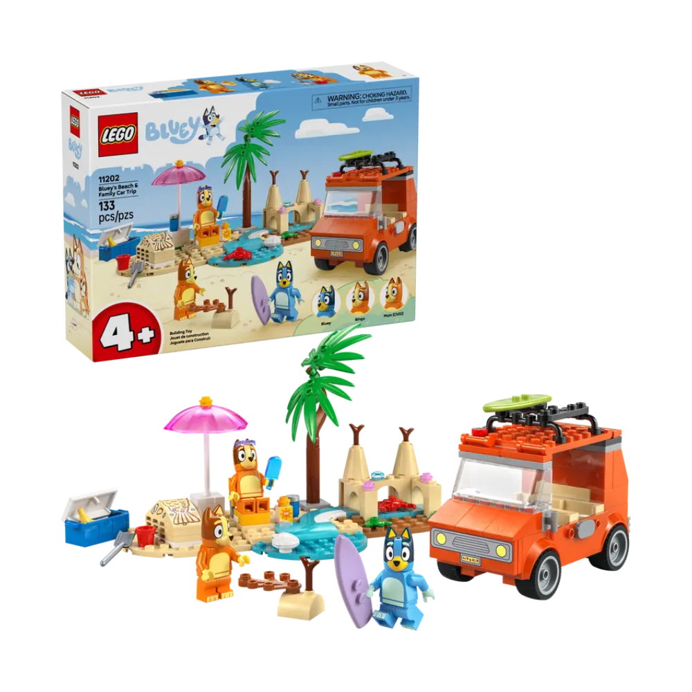 LEGO® DUPLO – Vacanza sulla spiaggia della famiglia di Bluey