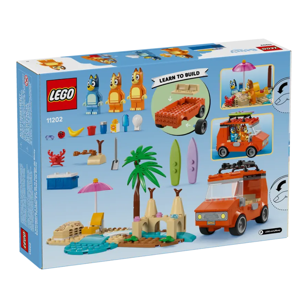 LEGO® DUPLO – Vacanza sulla spiaggia della famiglia di Bluey