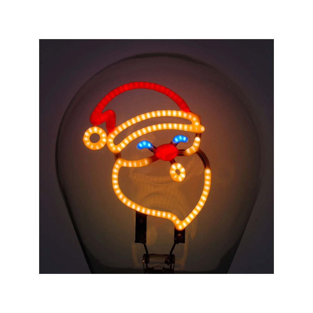 Lampada Decorativa da Tavolo a Forma di Lampadina “Santa Claus” della collezione Bulb Fiction di Legami.