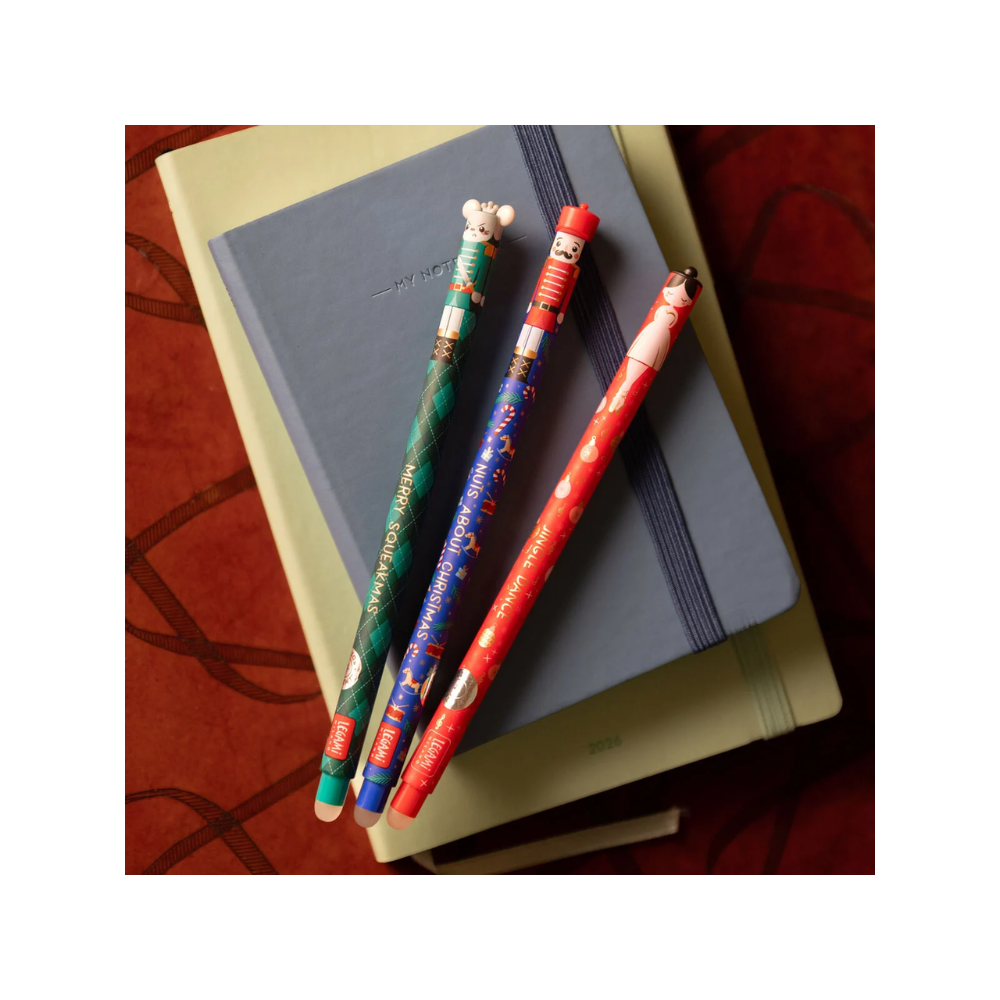 Set di 3 Penne Gel Cancellabili - The Nutcracker - Erasable Pen - Legami