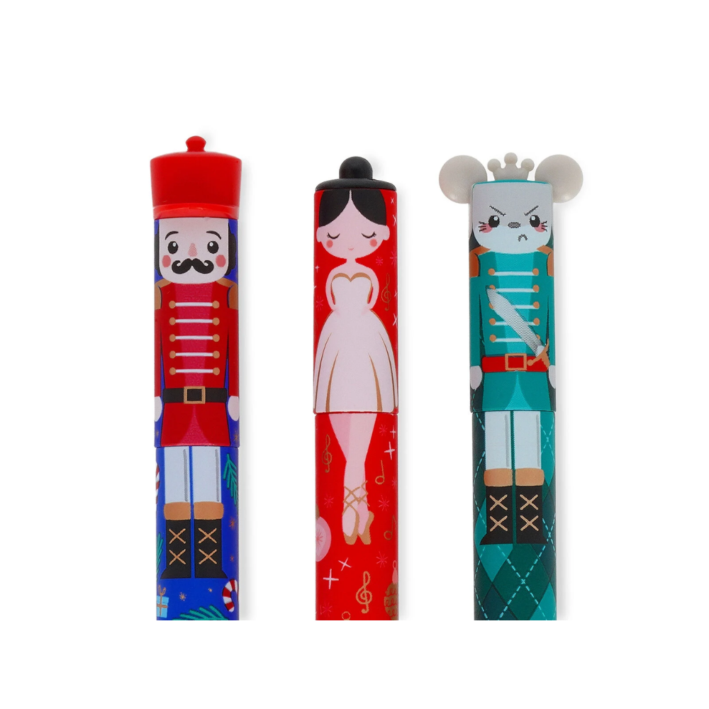 Set di 3 Penne Gel Cancellabili - The Nutcracker - Erasable Pen - Legami