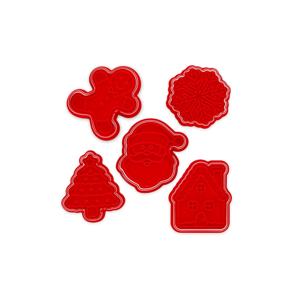 Set di 5 Formine per Biscotti con Timbro - Cookie Time! - Legami