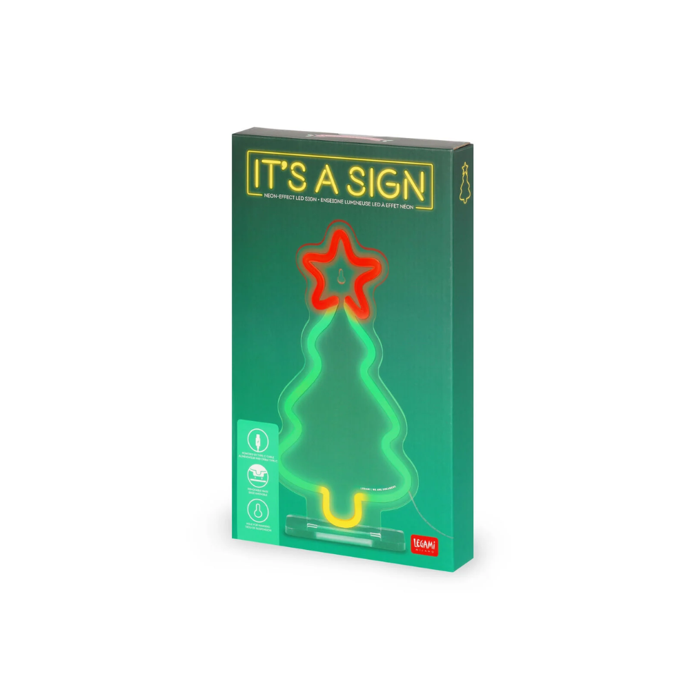 Lampada Led Effetto Neon - XMas Tree - It's a Sign - Legami