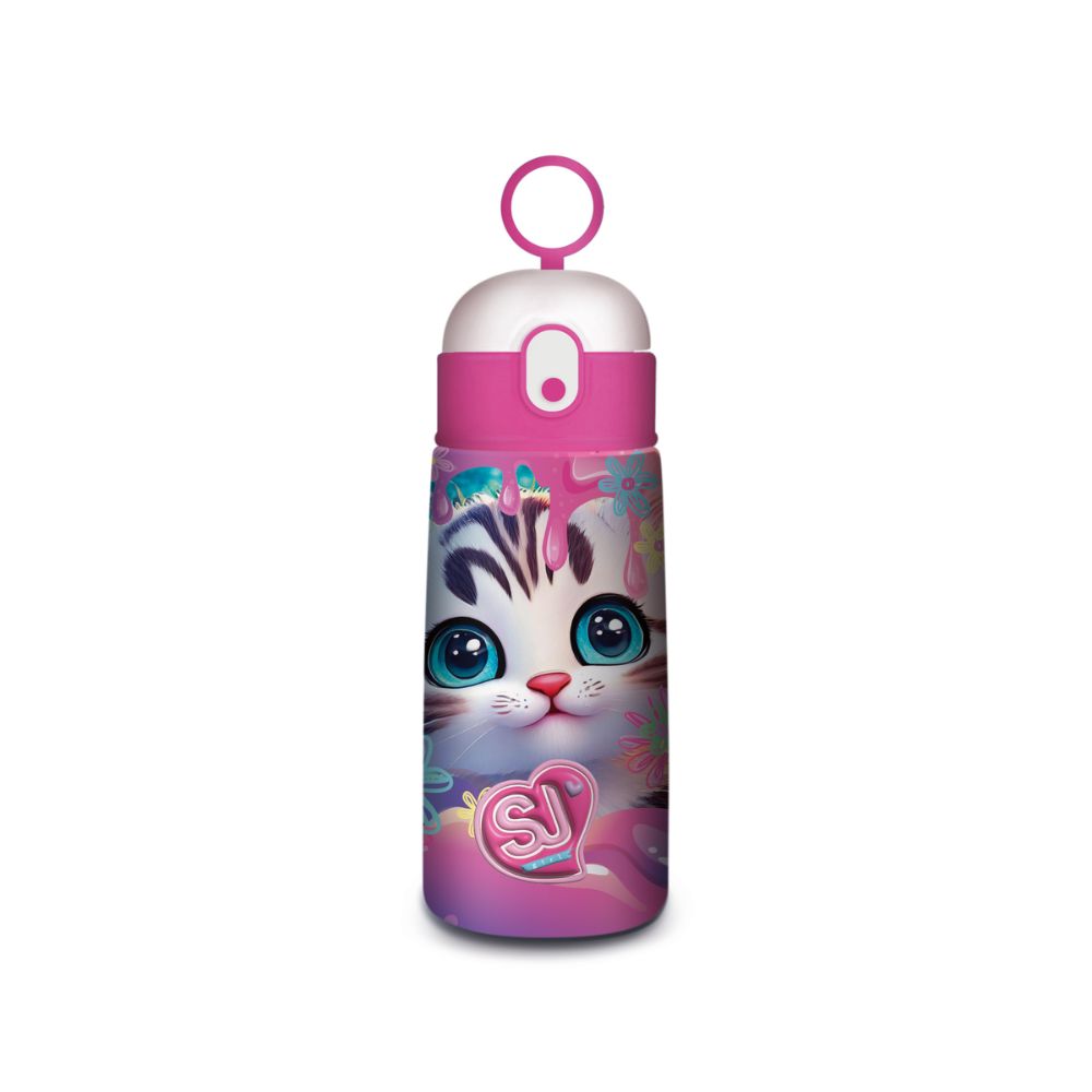 SJ Gang Girl – Borraccia Termica con Animali, 500 ml, Ecologica e Isolante