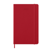 Agenda Large Giorno Gg Rigida 2026 Rosso | Moleskine