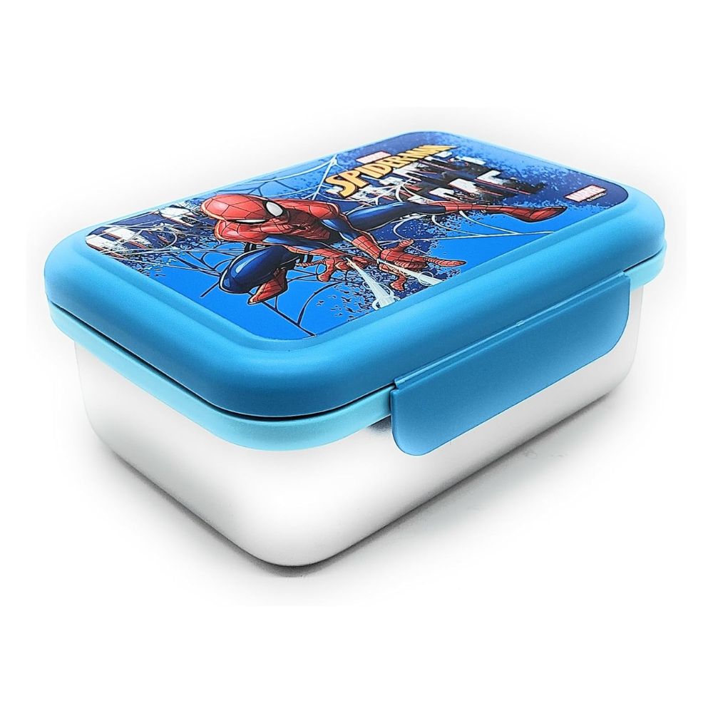Seven Portamerenda in Acciaio Inox SPIDERMAN – Celeste - Marvel