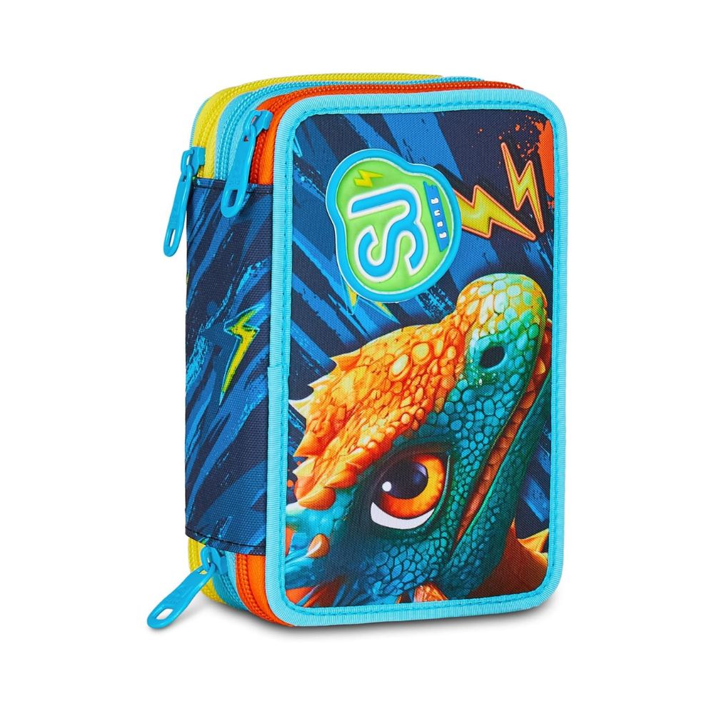 SJ GANG STYLE JAM GANG – Astuccio 3 Zip Dragon Glide, Completo di Accessori, Blu