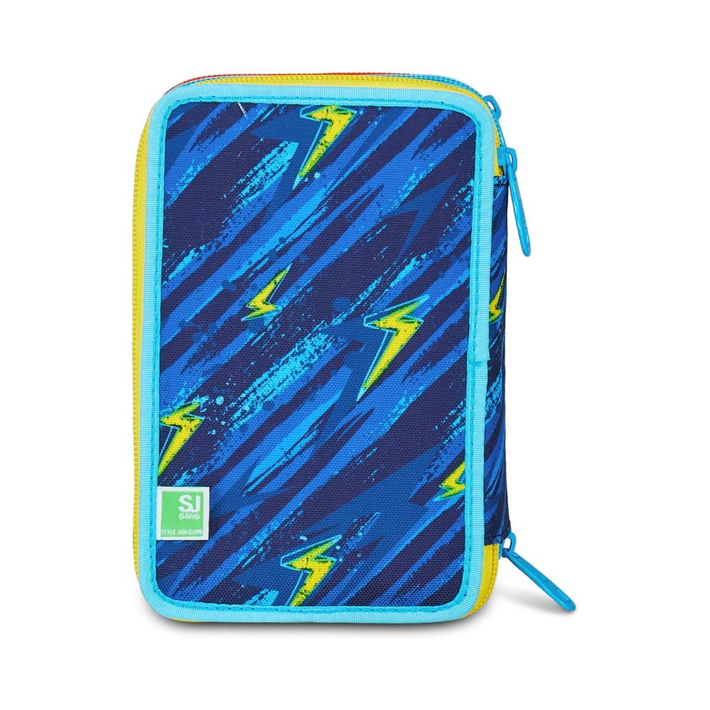 SJ GANG STYLE JAM GANG – Astuccio 3 Zip Dragon Glide, Completo di Accessori, Blu