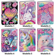 Diario Standard Giornaliero SJ Gang Girl, Datato 2025-2026, 10 Mesi - Fantasie Assortite