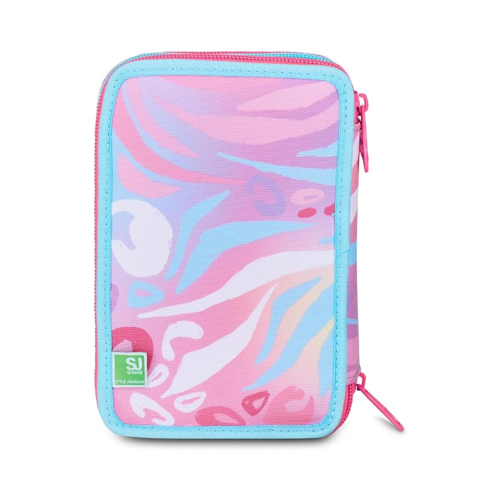 GANG STYLE JAM GANG Astuccio 3 Zip Plushy Rabbit Rosa - SJ