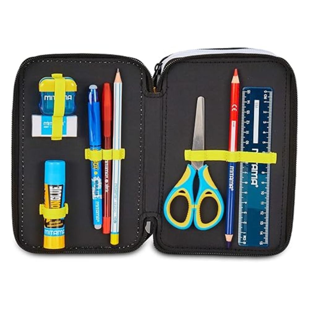 Astuccio Juventus  Scuola 3 Zip - Seven