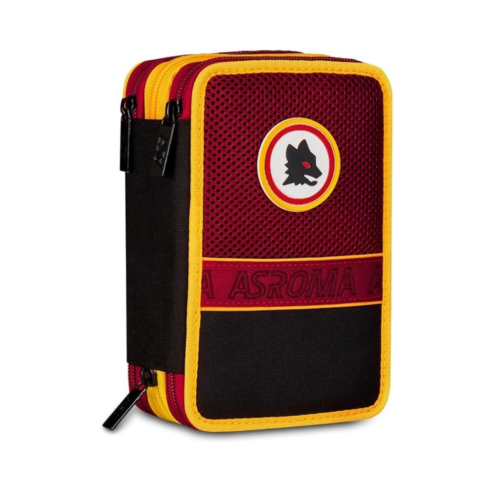Astuccio Scuola 3 Zip AS Roma-Seven