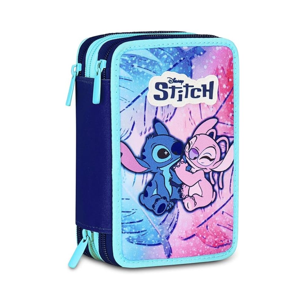 Astuccio Scuola Lilo & Stitch 3 Zip - Seven