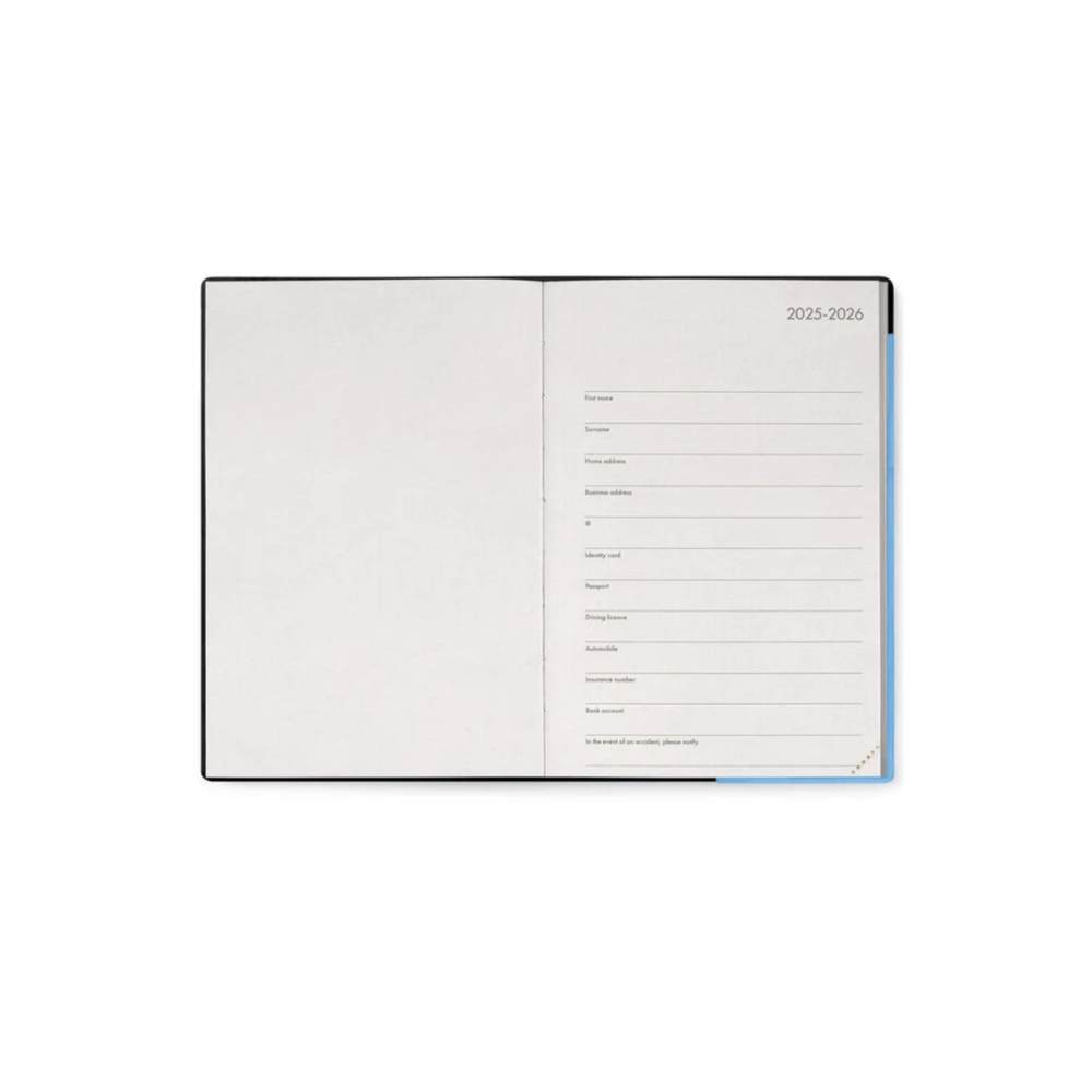 Agenda Settimanale 2026 Medium con Notebook – Retro Blue - Legami
