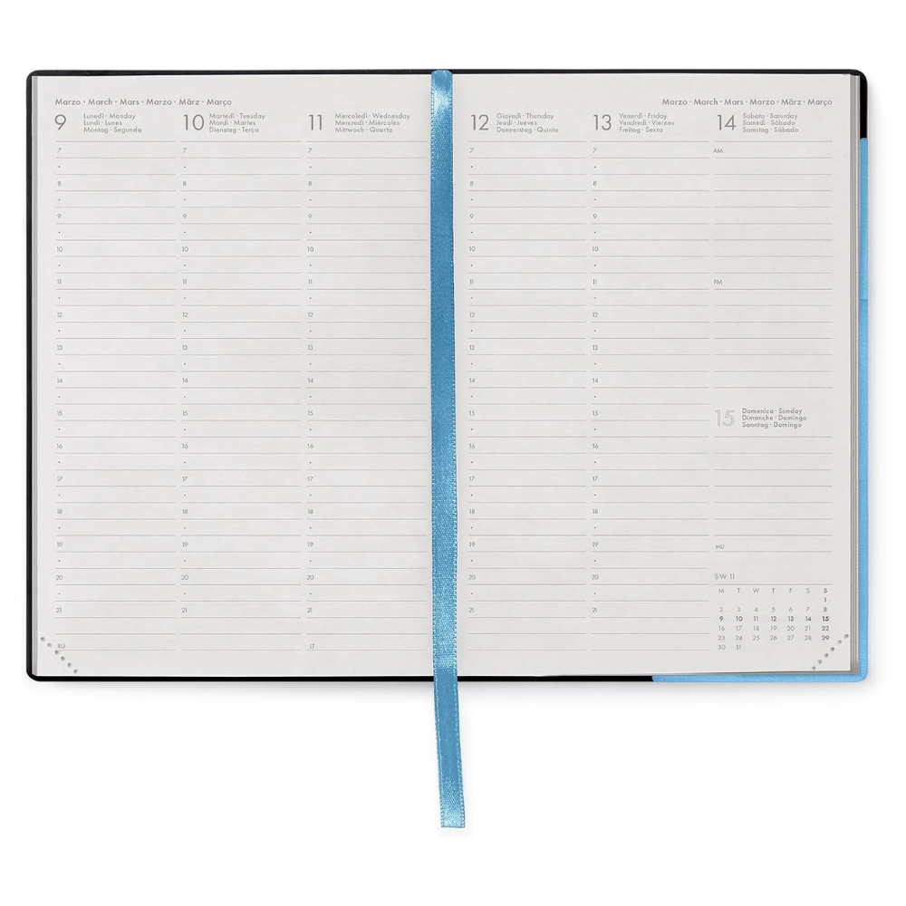 Agenda Settimanale Medium 2026 – Retro Blue - Legami