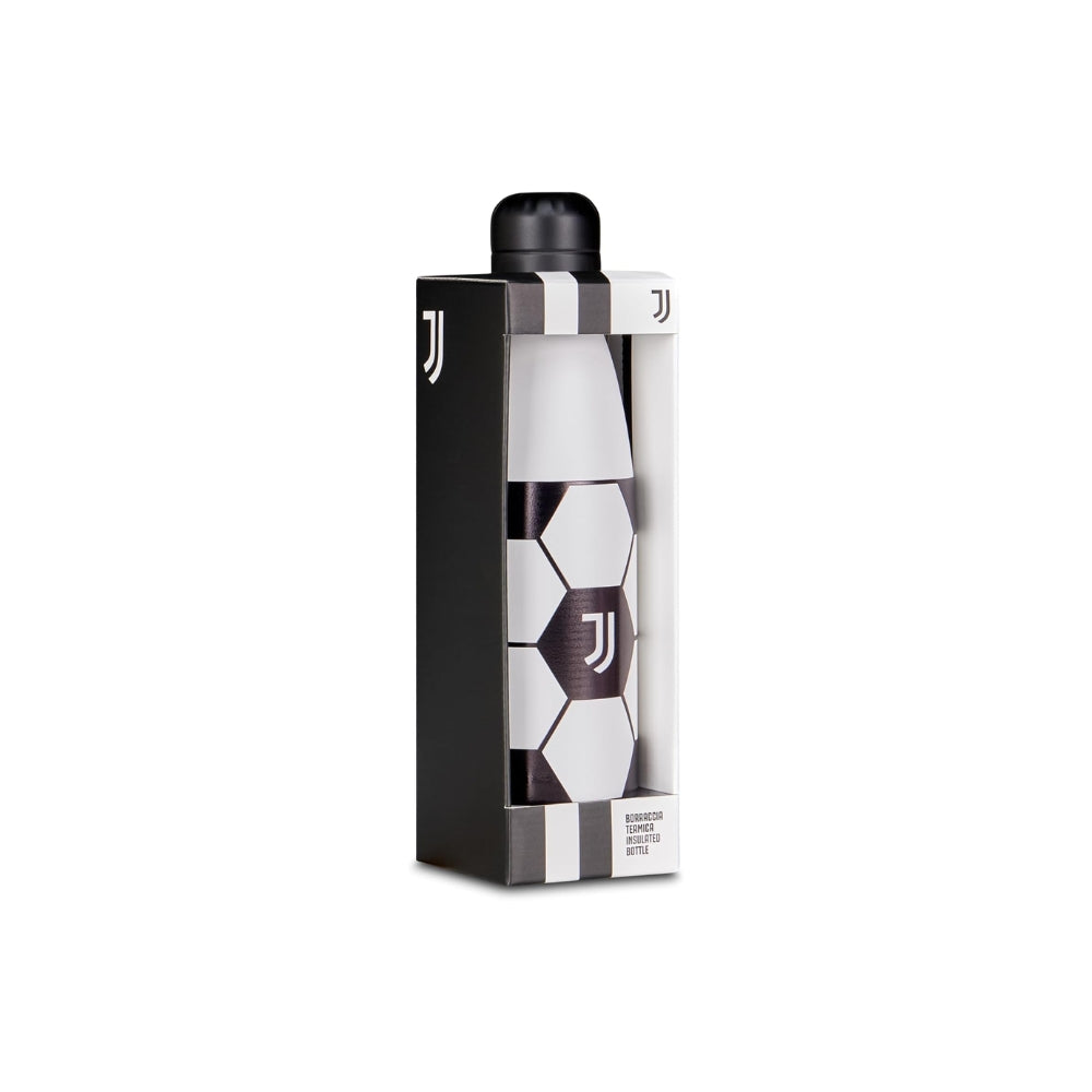 Seven Borraccia Termica Juventus, Bianco, 500ml, Acciaio Inox