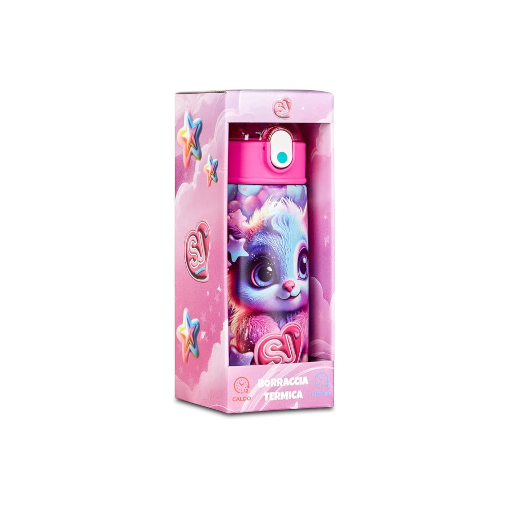 SJ GANG STYLE JAM GANG Borraccia termica, Multicolore, 500 ml, Acciaio Inox
