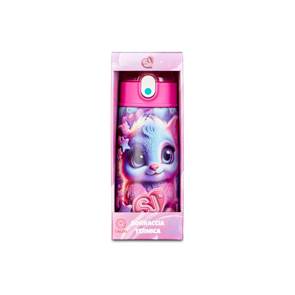 SJ GANG STYLE JAM GANG Borraccia termica, Multicolore, 500 ml, Acciaio Inox
