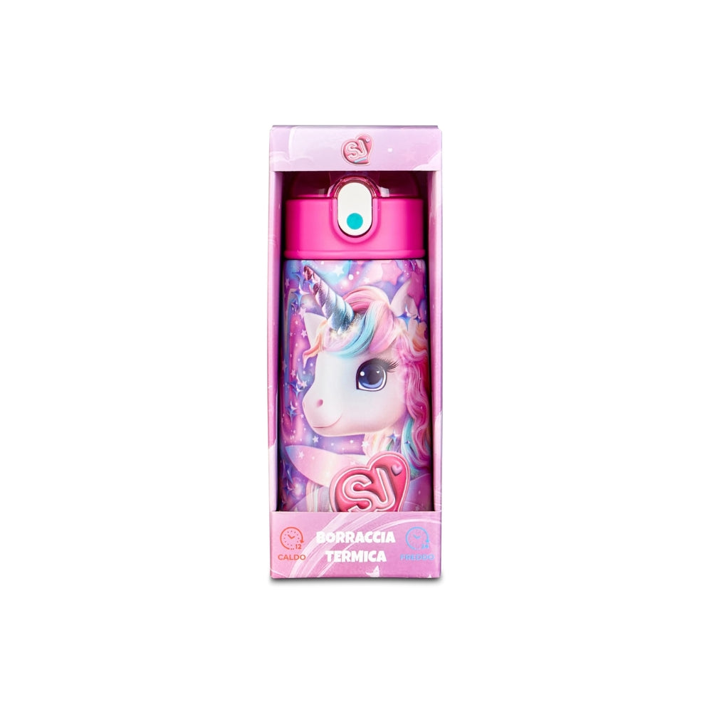 SJ GANG STYLE JAM GANG Borraccia termica, Multicolore, 500 ml, Acciaio Inox