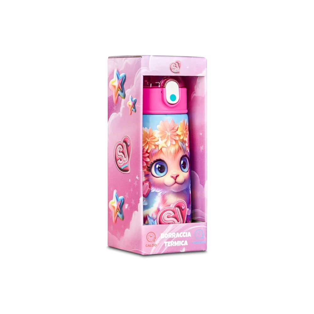 SJ GANG STYLE JAM GANG Borraccia termica, Multicolore, 500 ml, Acciaio Inox