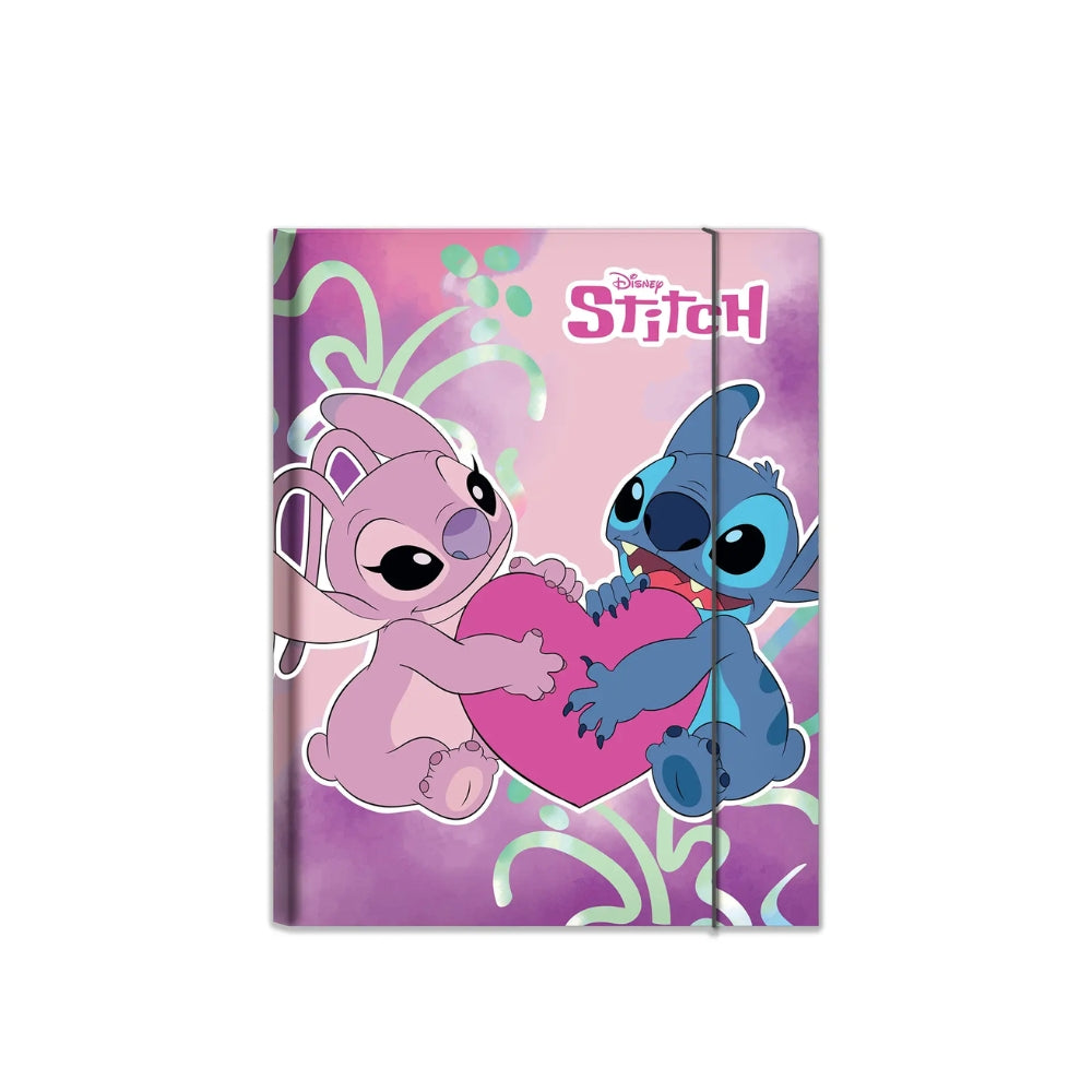Cartellina Elastico Lilo & Stitch 25x34x1 cm
