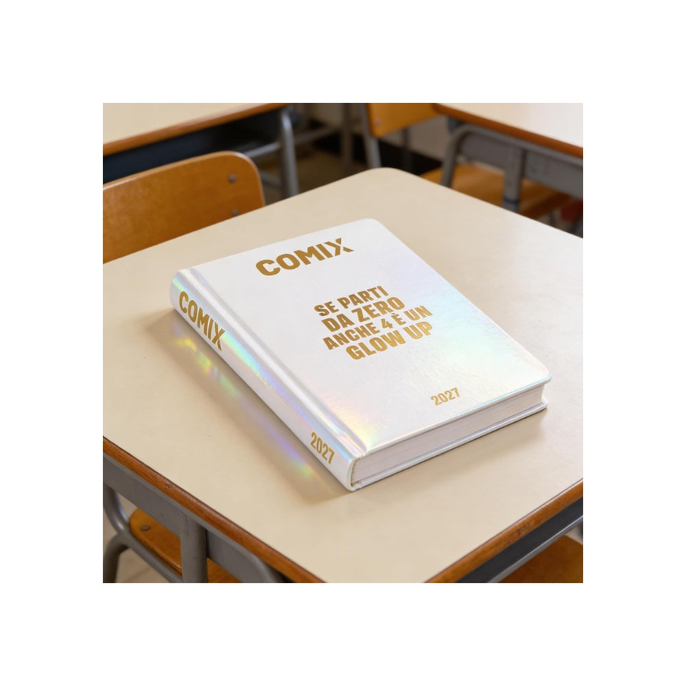 COMIX - Agenda 2027 Giornaliera 16 Mesi, Diario per Scuole Medie e Superiori, con Copertina Rigida
