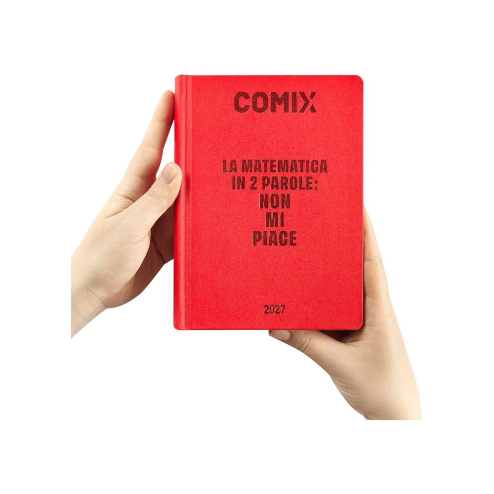 COMIX - Agenda 2027 Giornaliera 16 Mesi, Diario per Scuole Medie e Superiori, con Copertina Rigida