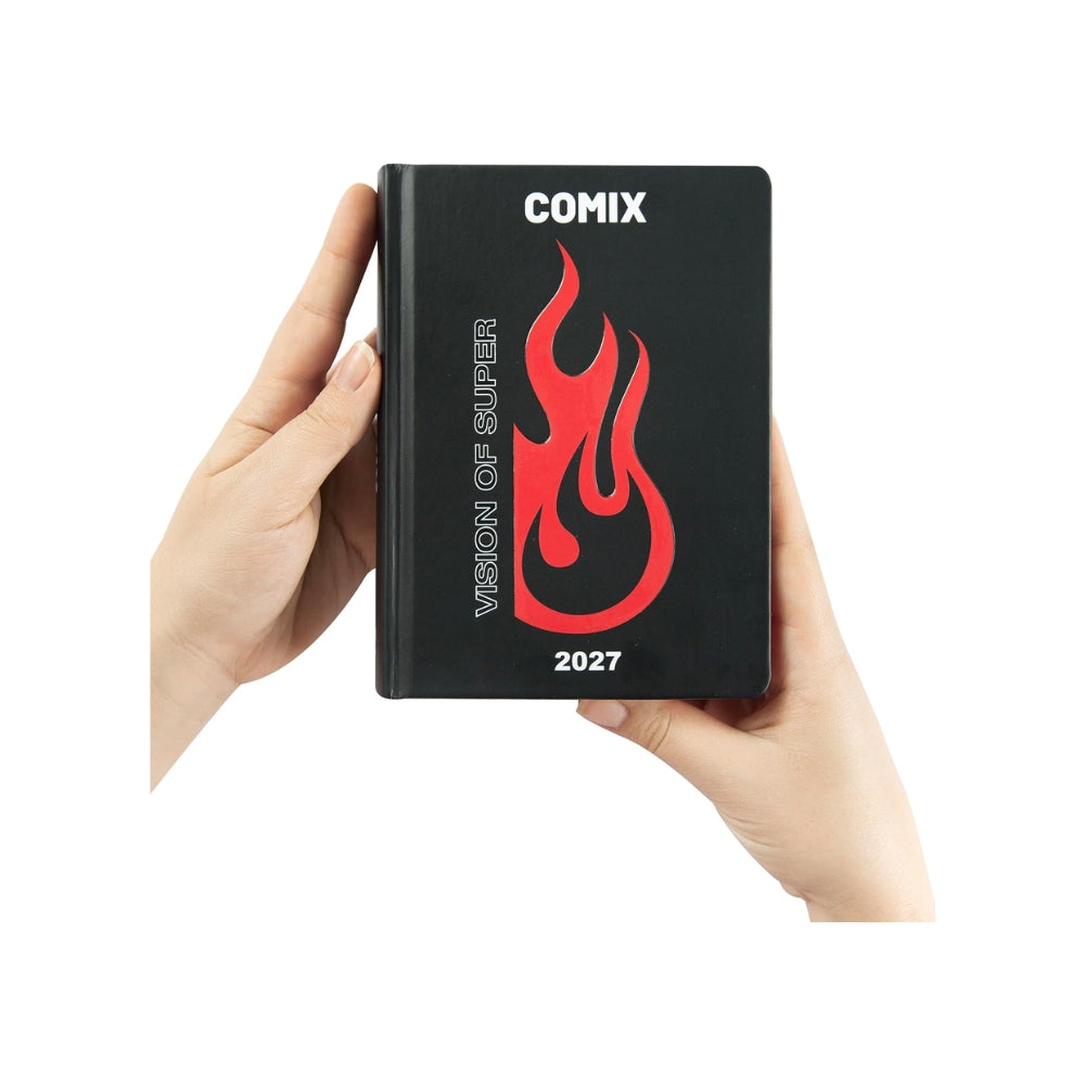 COMIX - Agenda Giornaliera 2027 Limited Fashion Edition, Diario Scuola per Ragazzi e Ragazze, Copertina Rigida con Grafica