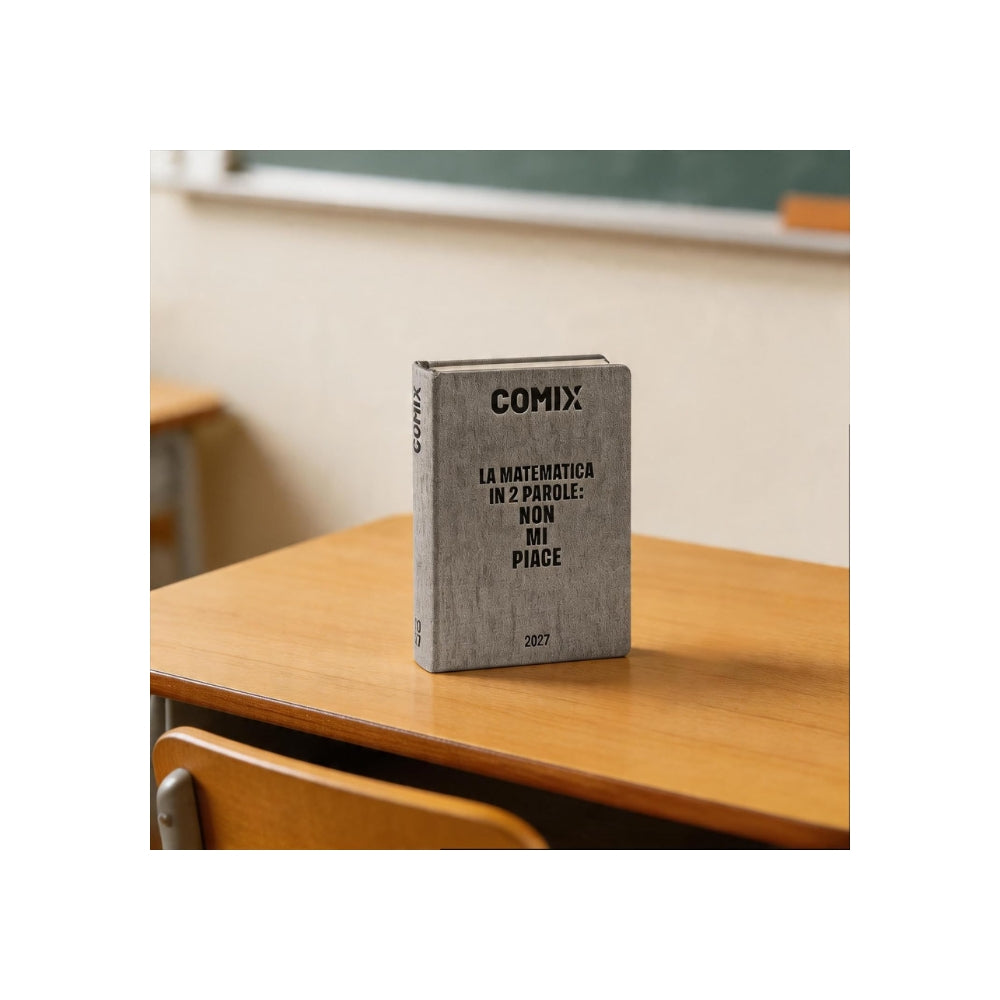 COMIX - Agenda 2027 Giornaliera 16 Mesi, Diario per Scuole Medie e Superiori, con Copertina Rigida