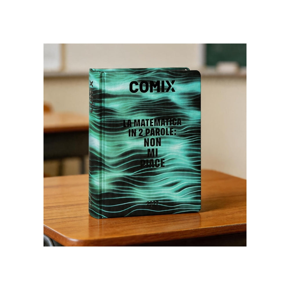 COMIX - Agenda 2027 Giornaliera 16 Mesi, Diario per Scuole Medie e Superiori, con Copertina Rigida