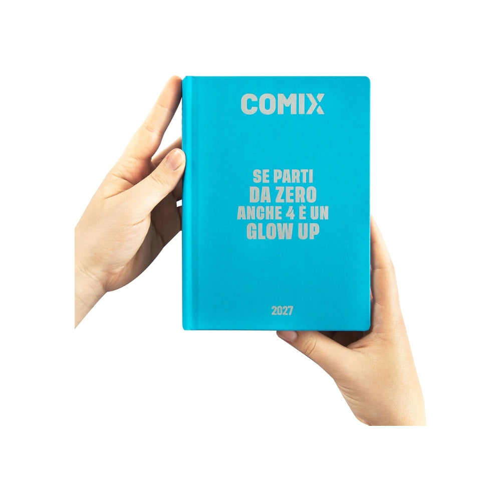 COMIX - Agenda 2027 Giornaliera 16 Mesi, Diario per Scuole Medie e Superiori, con Copertina Rigida