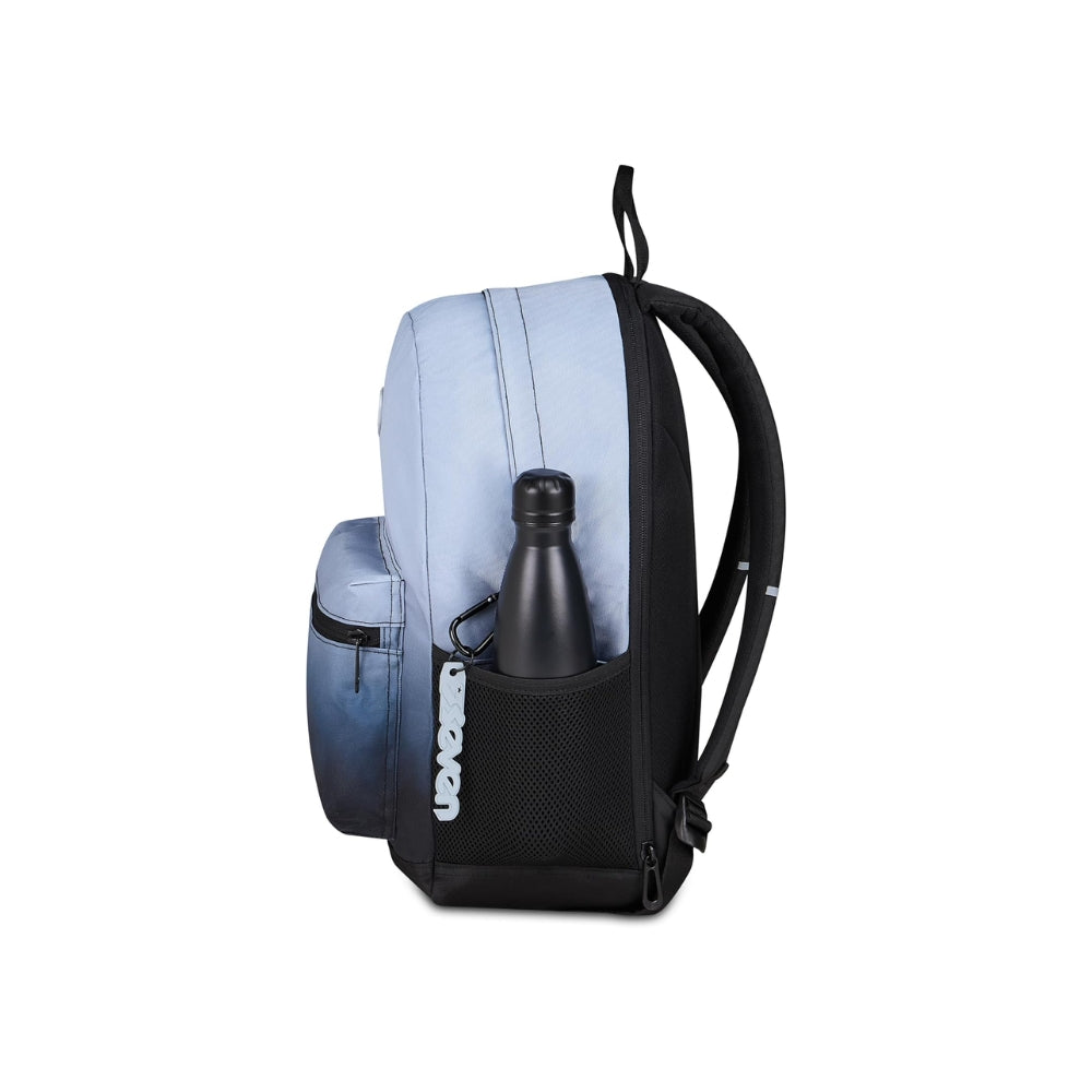 Seven Zaino Scuola Round Shade Tech Celeste 29L – Tecnologia, comfort e stile per scuola e tempo libero