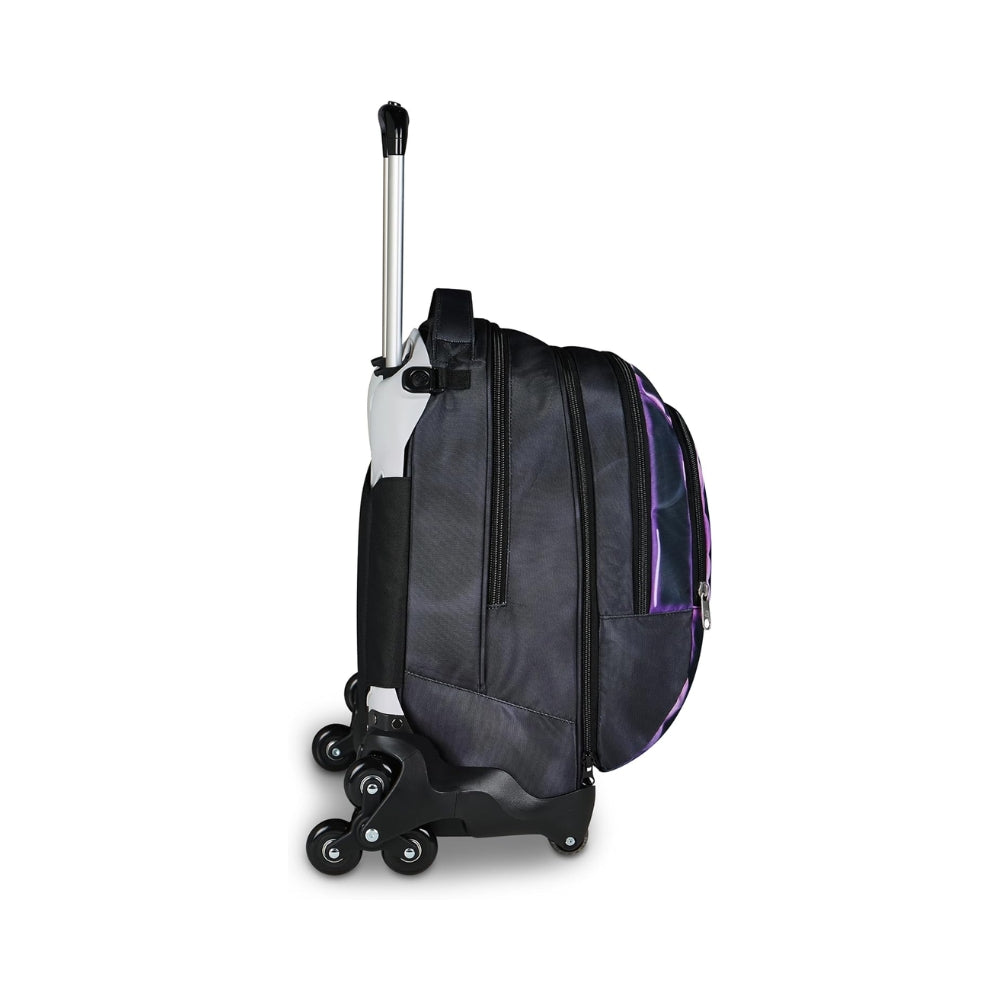 Seven Trolley Scuola Jack 8 Ruote Detach Shadows of Color Nero 34L – Versatilità, praticità e comfort per ogni giornata scolastica