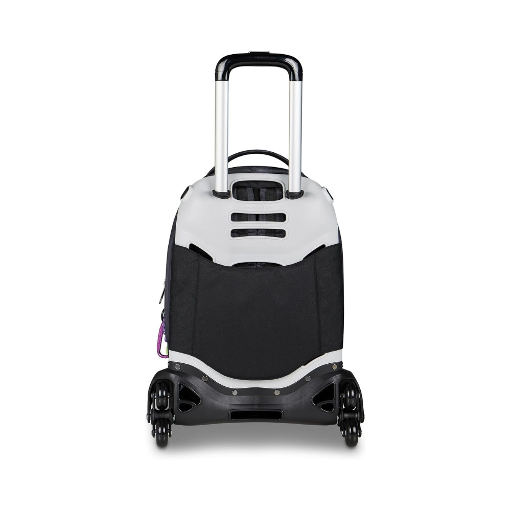 Seven Trolley Scuola Jack 8 Ruote Detach Shadows of Color Nero 34L – Versatilità, praticità e comfort per ogni giornata scolastica