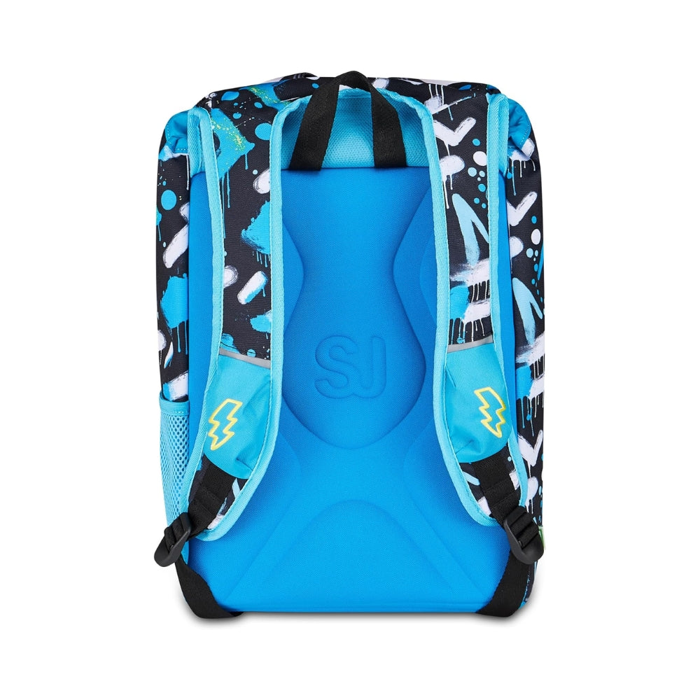SJ Gang Style Jam Gang Zaino Scuola Estensibile Big Metal Dragon Boy – Blu, 24 L