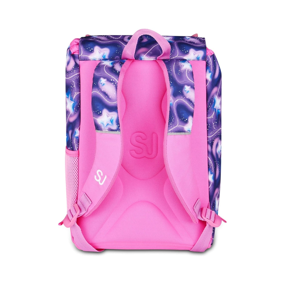 SJ Gang Style Jam Gang Zaino Scuola Estensibile Big Fluffy Pink Girl – Viola, 24 L