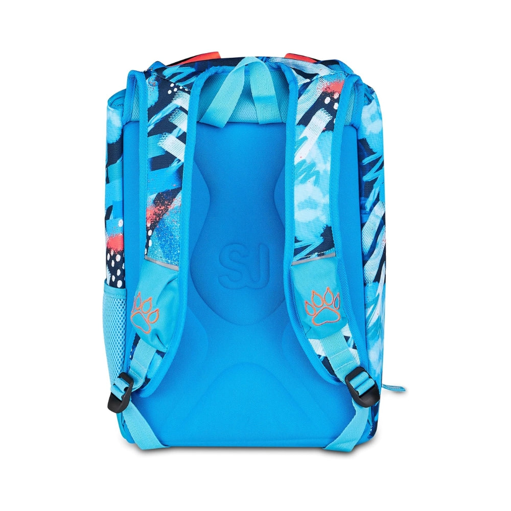 SJ Gang Style Jam Gang Zaino Scuola Estensibile Big Speed Animal Boy – Celeste, 24 L