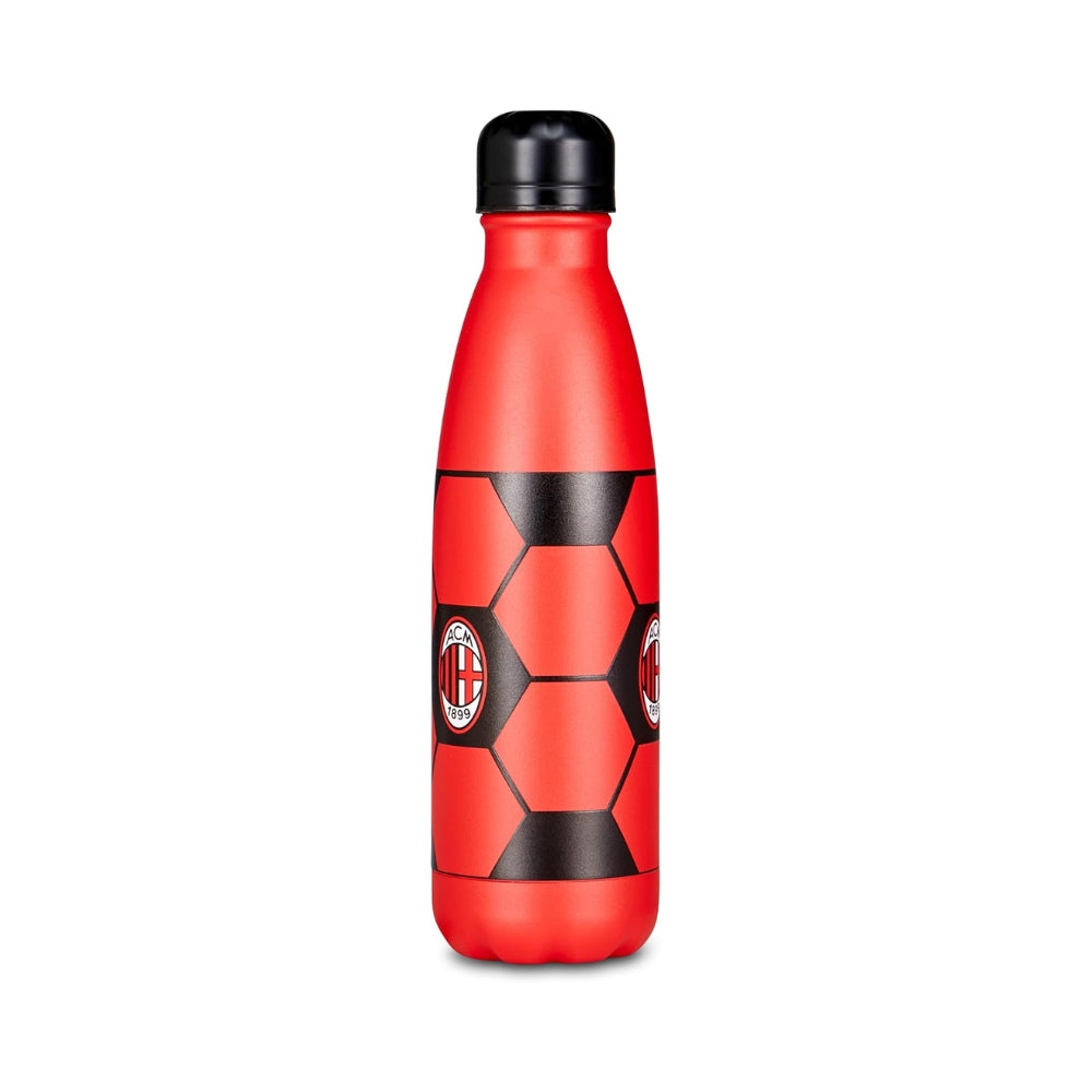 Seven Borraccia Termica Milan – Rosso, 500 ml, Acciaio Inox, Prodotto Ufficiale