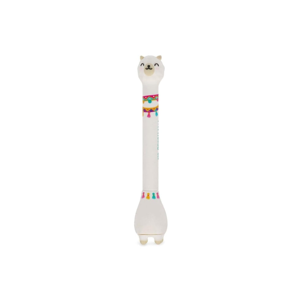 Legami Penna a Sfera Llama con Base - Stand-Ink Ovation - Tema Lama - Inchiostro Blu
