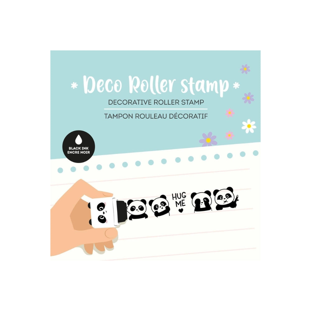 Legami - Timbro Decorativo a Rullo - Panda - Roller Stamp