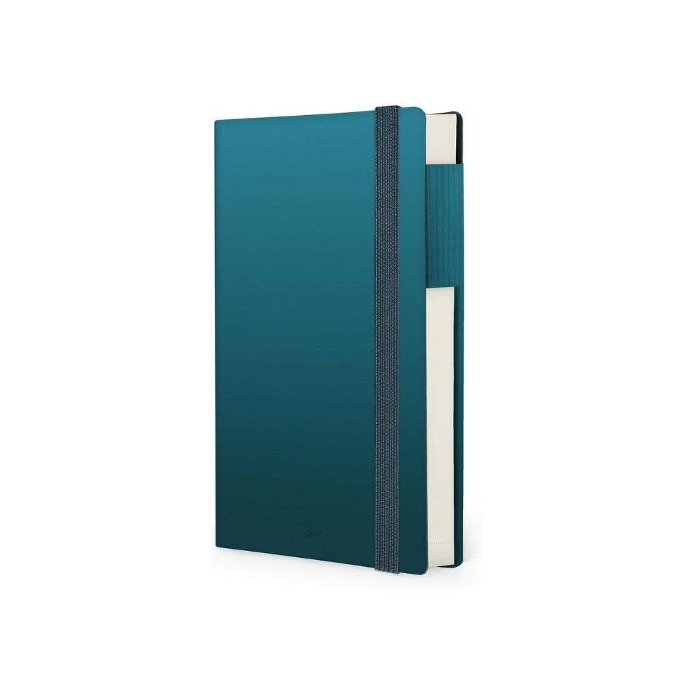 Legami - Agenda Giornaliera Large 2027, Deep Teal, 12 Mesi, 17 x 24 cm