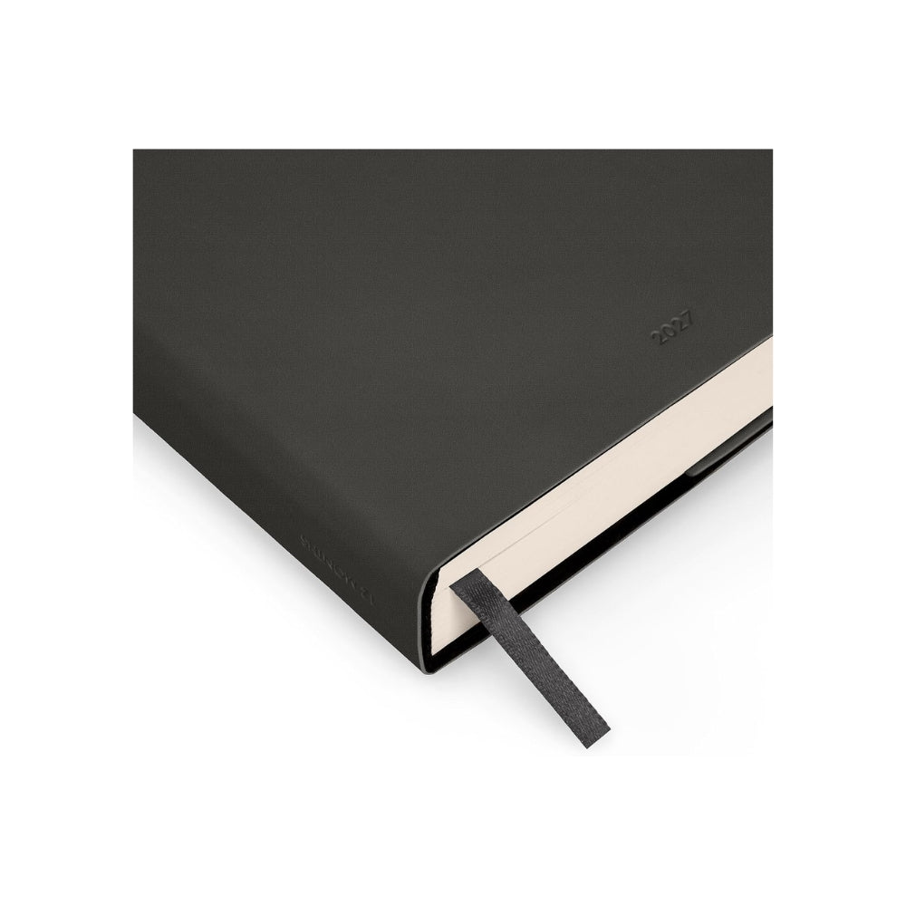 Legami - Agenda Giornaliera Maxi 2027, Black Suit, 12 Mesi, 19.5 x 26.5 cm