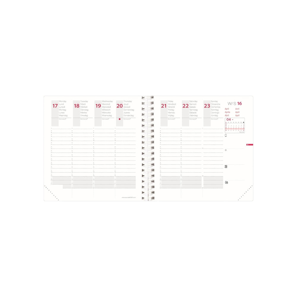Agenda Quo Vadis TIME&LIFE MEDIUM 2027 ricambio (540122Q)
