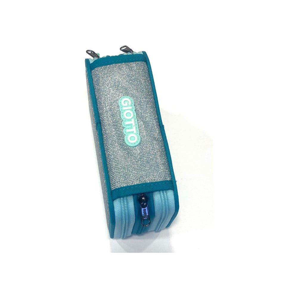 Giotto Super Crystal Astuccio 3 Zip Acquamarine