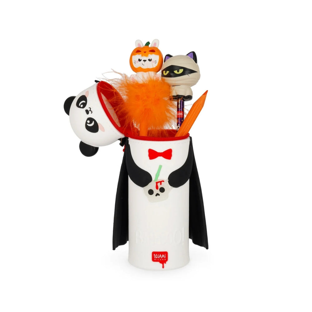 Astuccio 2-in-1 in Silicone Panda "Bam-Boo" Halloween - Kawaii - Legami
