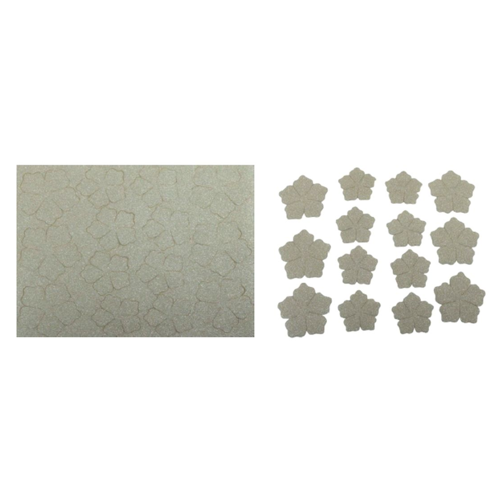 Rosa in feltro Stardust Ice cm 25×30 – Renkalik (cod. FELL023)