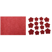 Rosa in feltro Stardust Rosso cm 25×30 – Renkalik (cod. FELL025)