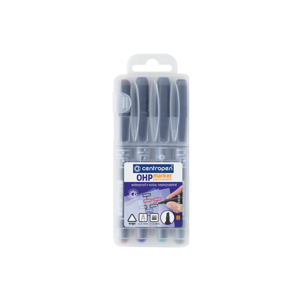 Set di marker OHP a punta grossa - C8938/B4