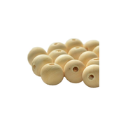 CWR - SFERE IN LEGNO CON FORO - diam 35mm - 3 PEZZI